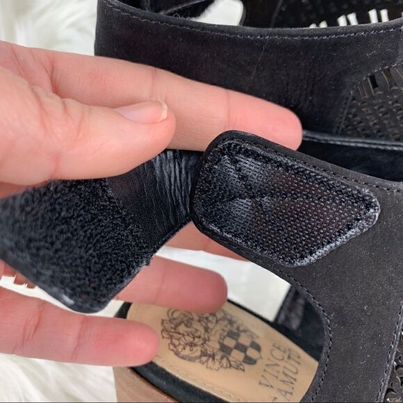 Vince Camuto Laser Cut Block Heels, 7.5 - Picture 4 of 6